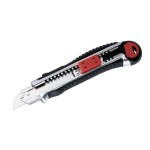 Kniv 18mm, lynskift, magasin, Zinc-legeret hus m. gummi